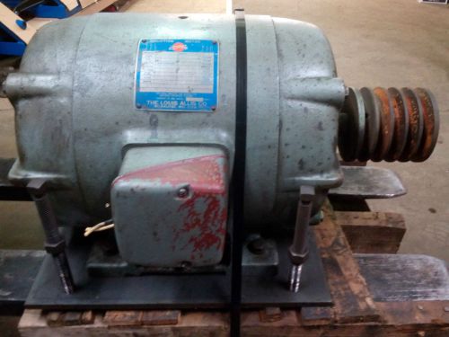 Motor electric 6hp used induction model #12818-0 volts 208-220 / 440 for sale