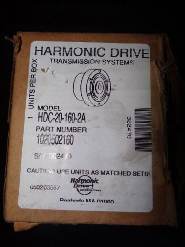 Harmonic drive transmission systems hdc-20-160-2a part #1020502160 mint for sale