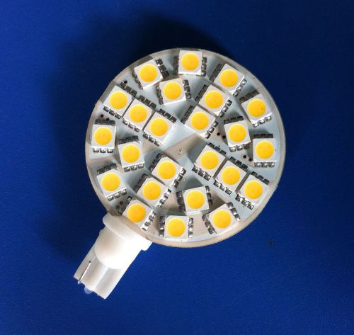 10pcs T10 921 AC/DC 12~24V Warm White 3Watt 24-5050 SMD LED Bulb lamps Light