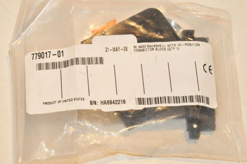 National Instruments 9932 Backshell with 10 Position Connector Block NEW!
