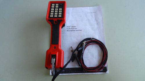 Vgc fluke harris ts22 butt set telephone tester w abn cord and manual for sale
