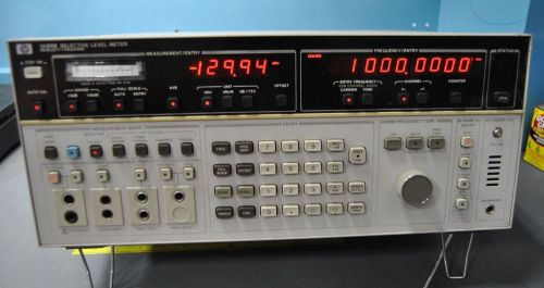 HP/AGILENT 3586B SELECTIVE LEVEL METER W/004 OPTION (S15-G)