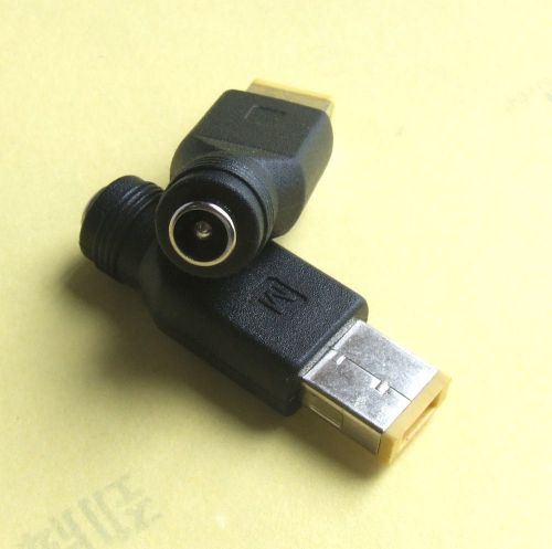 2pcs 2.1mm female to carbon dc power plug for lenovo thinkpad port connector for sale
