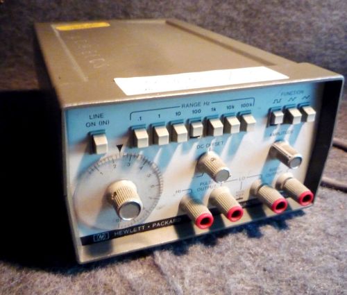 Hp 3311a function generator (item # 2066a-j/14) for sale