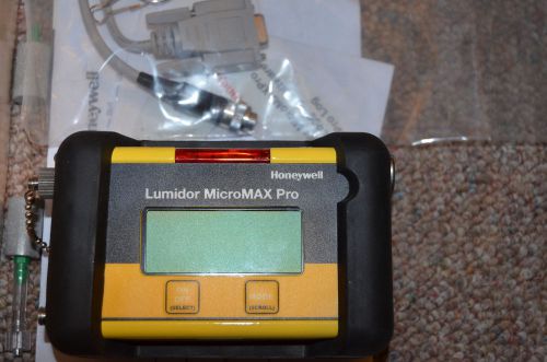 Honeywell lumidor micromax pro. gas detector mpro 4abcd confined space h2s ch4 for sale