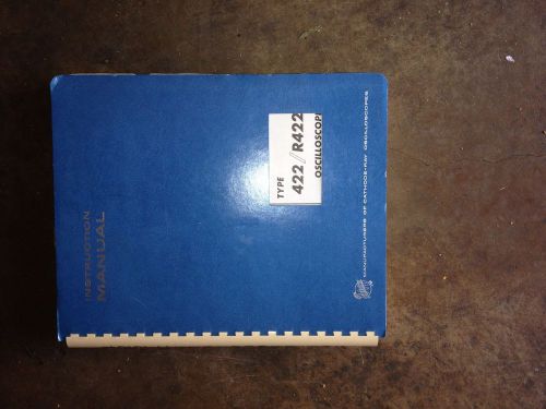 Tektronix - Type 422 / R422 Oscilloscope Instruction/Service Manual - ORIGINAL