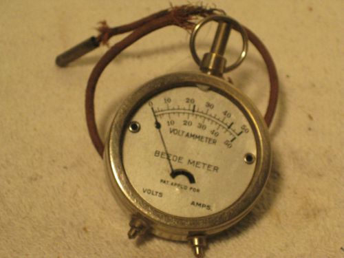 Early Beede elecrical test meter for amps and volts