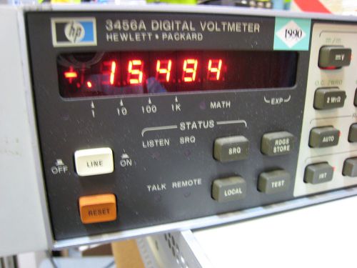 HP  Digital Voltmeter 3456A Nice unit