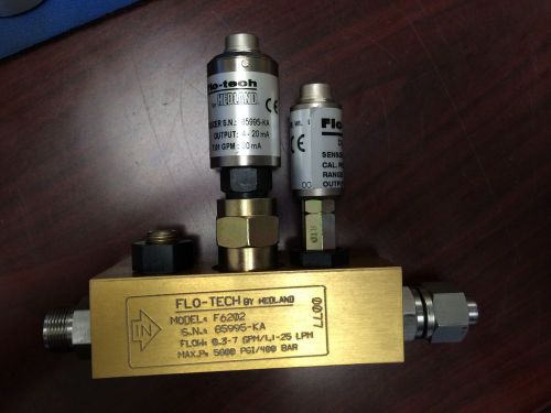 Hedland Flo-Tech Ultima Sensor Array Block F6202 W/ Transducer and Sensor