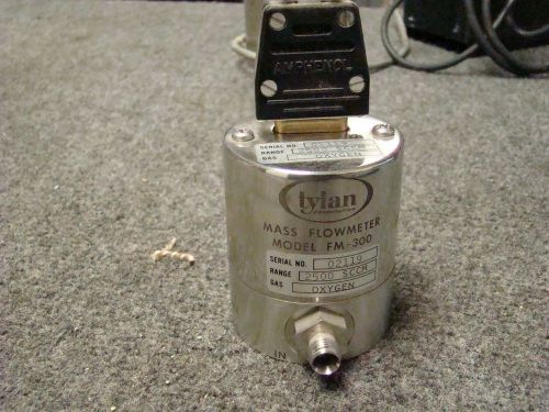 Tylan corporation mass flow controller model fm-300 2500 sccm oxygen for sale