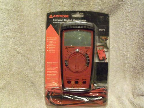 New Amprobe Compact Digital Multimeter With Large Display DM7C