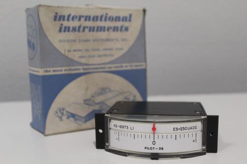 New International Instruments Meter 1145 Range 500 UA + Free Expedited S/H