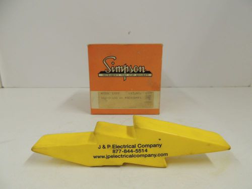 Simpson Panel Meter Model 1327, 4440, 100-0-100 DC Microamps, NIB