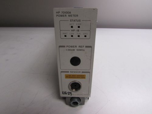 Agilent/Keysight/HP 70100A Power Meter Module, RF ref connector in rear