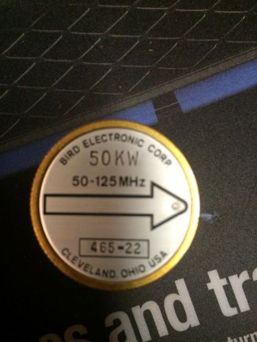 Bird Electronics 50-125MHz plug in element