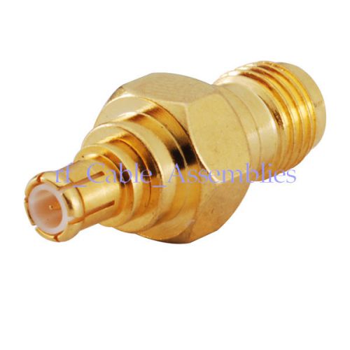 RP-SMA female jack to MCX male plug RF coaxial adapter connector straight