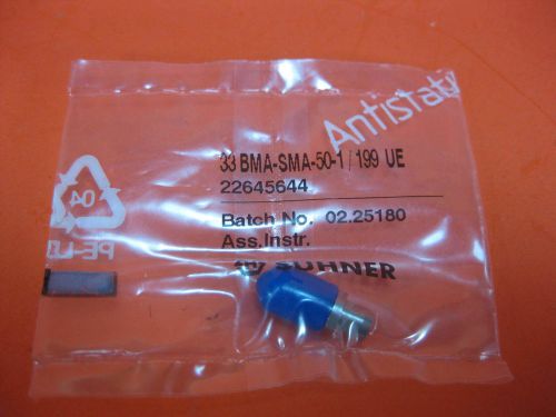 HUBER SUHNER 22645644  33_BMA-SMA-50-1/199_UE  Interconnects Adaptor (New)