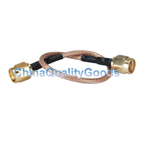 SMA male to SMA male pigtail cable RG316 30cm