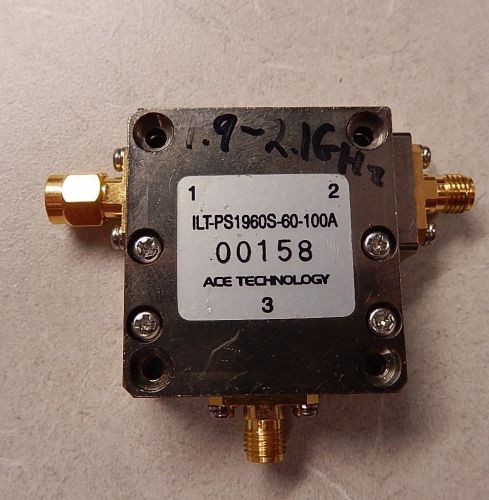 Ace Technology ILT-PS1960S-60-100A Circulator 1.9 - 2.1 GHz   119