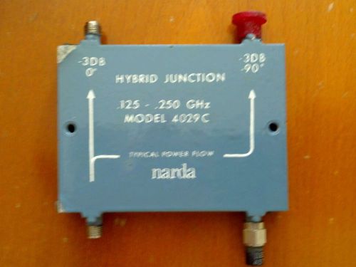 narda hybrid junction model 4029c 125-250 mhz sma