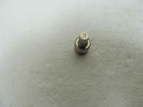 75 OHM  TERMINATION, TYPE BNC(MALE) CONNECTOR, UNKNOWN MFR. USED, Lot of 2