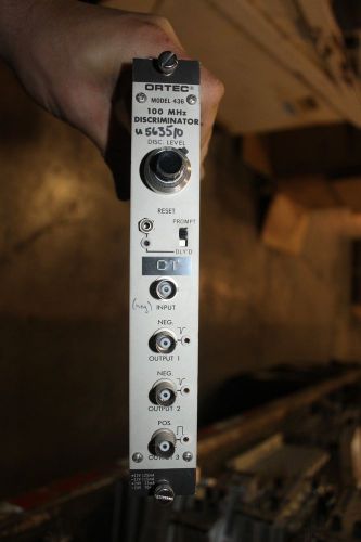 Ortec model 436 100mhz discriminator nim bin module plug in for sale