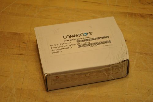 Commscope S-2-CPUSE-L-Ni Low Power Splitter