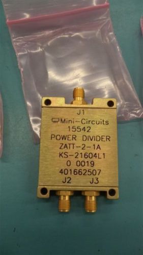Mini Circuits, POWER DIVIDER ZATT-2-1A,  KS21604 L1 - LOT OF 2 EA