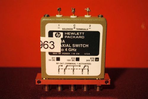 HP 8764A Coaxial Switch, 5 Port, DC - 4 GHz, SPDT