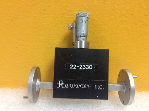 Aerowave Inc  22-2330 (WR-22) 33 to 50 GHz, Variable Waveguide Phase Shifter