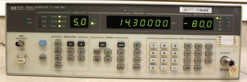 Hp / agilent 8657a signal generator 0.1 - 1040 mhz for sale