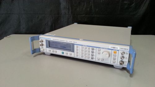 Rohde &amp; schwarz smv03 vector signal generator, 9 khz - 3.3 ghz *sub for sml03 for sale
