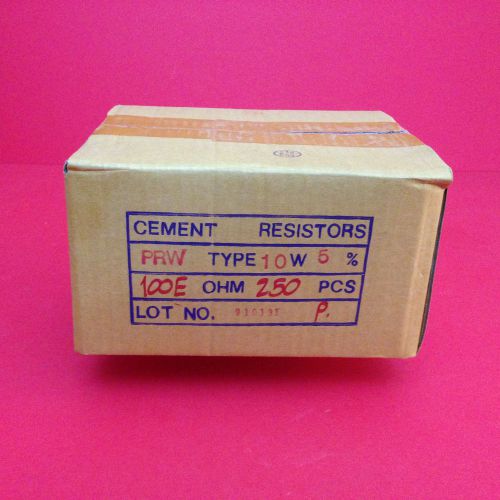 100ohm 10w  5% paccom cement resistor 250 pieces for sale