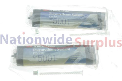 2x 3M Scotch-Weld Polyurethane Sealant DP-5001 Black w/ applicator tip