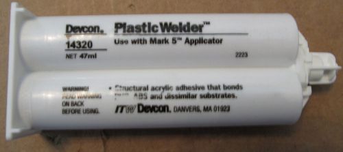 New  devcon 14320 plastic welder 47ml cartridges for sale