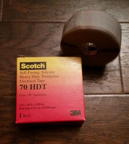 NIB Scotch 70 HDT Self-Fusing, Silicone Heavy Duty Triangular Electrical Tape