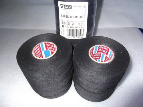 10pcs tesa 51025 19mm x 25m, adhesive cloth fabric tape cable looms,wiring looms for sale
