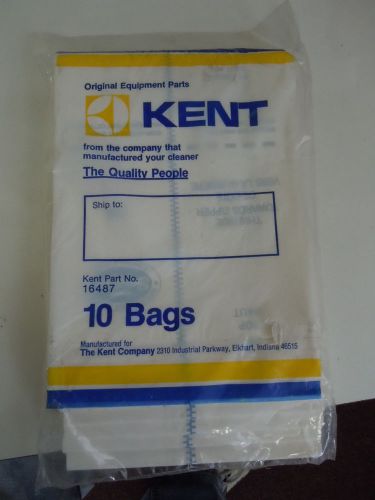 Kent 10 pack upright vacuum bags (16487)  *  new  *  oem  * for sale