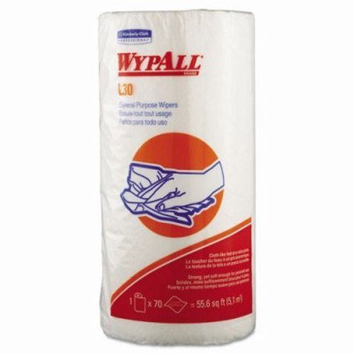 Kimberly-clark Wypall L30 Perforated Roll Wipers, 1,680 Wipers (KCC05843)