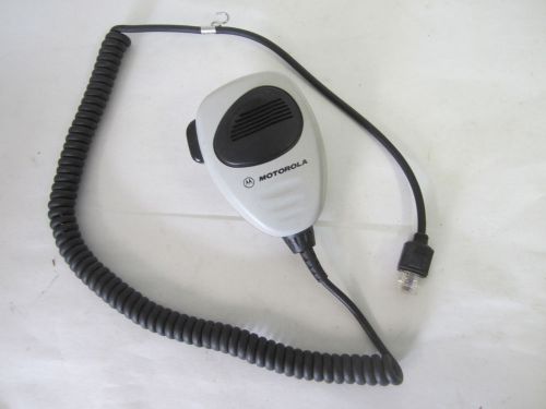 Motorola HMN4069E Standard White Palm Microphone 8 Pin for MCS2000 Radios