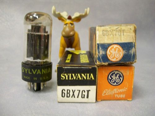 6BX7GT Vacuum Tubes  Lot of 3  GE / Sylvania