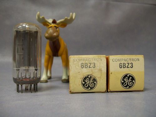Ge 6bz3 vacuum tubes  lot of 2 for sale