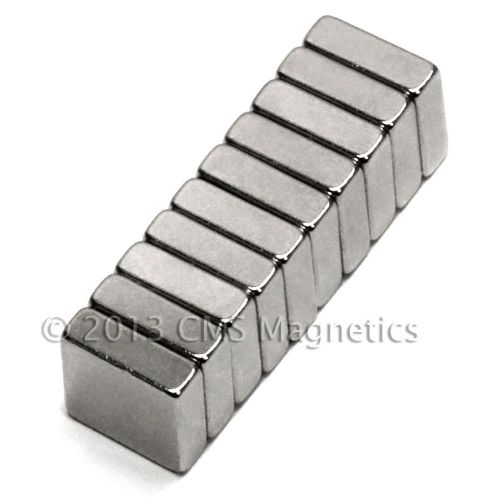 Neodymium Magnets N45 3/8x3/8x1/8&#034; NdFeB Rare Earth Magnets Lot 50