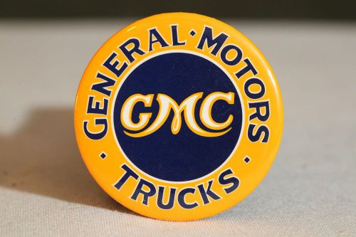 YELLOW General Motors Trucks Vintage Style Refrigerator BUTTON Collector Magnet