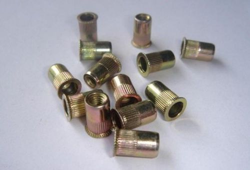 100 pcs threaded rivet nut inserts m4 m5 m6 m8  x  25 pack for sale