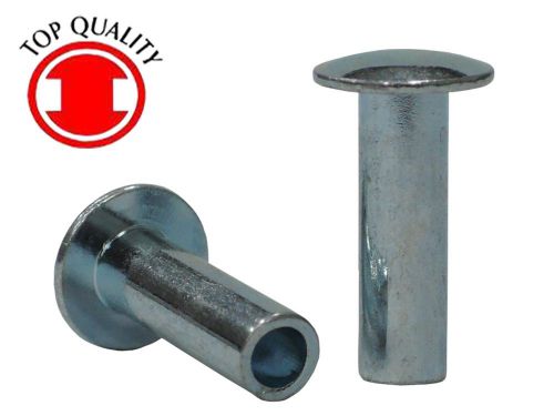 Steel Zinc Truss Head Semi-tubular Rivets - 9/64&#034;X3/16&#034; THTR964316