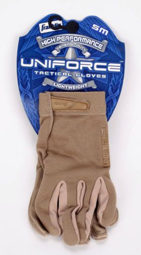 Franklin Uniforce High Performance General Duty Lt Weight Tactical Gloves Tan SM