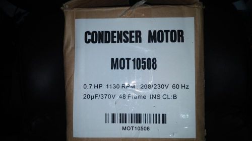 Condenser motor mot10508 0.7 hp 1100 rpm condenser fan motor for sale