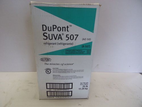 DUPONT SUVA R507 SEALED 25 LB, DISPOSABLE JUG. R507
