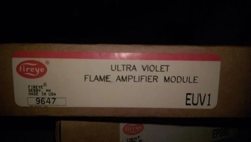 #160 FIREYE EUV1 ULTRA VIOLET FLAME AMPLIFIER MODULE NIB